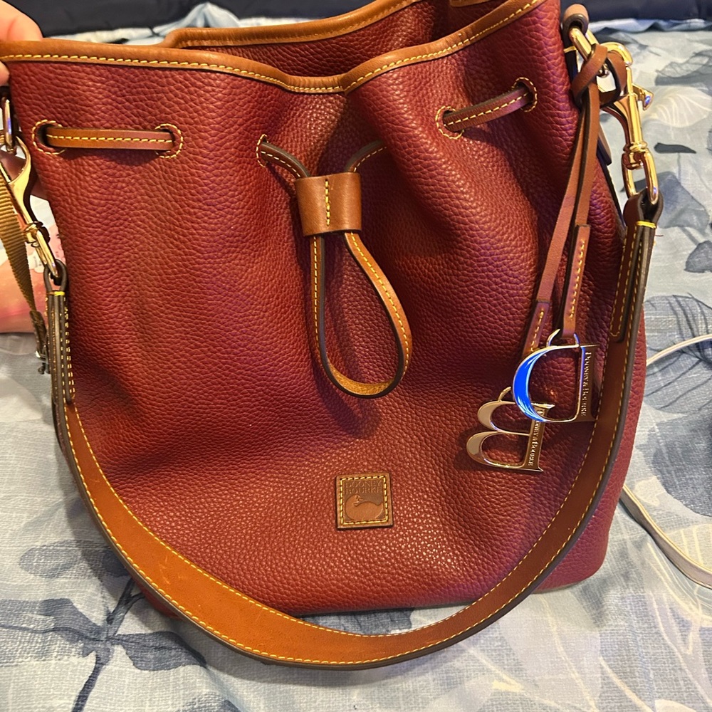Dooney & Burke Pebble Grain Drawstring